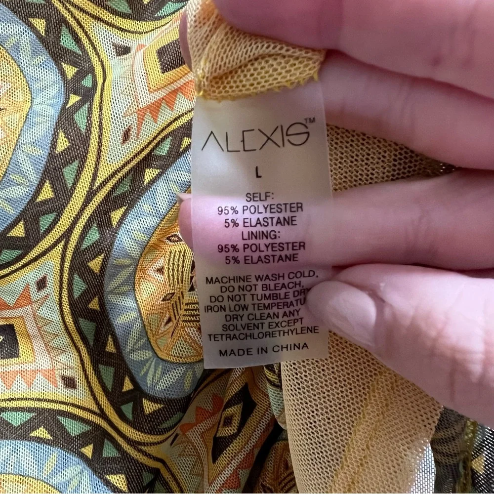 NEW NWOT ALEXIS Galon Mini Skirt Aztec Multi Print